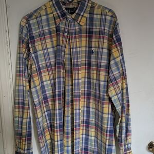 Men's Multicolor Plaid Shirt